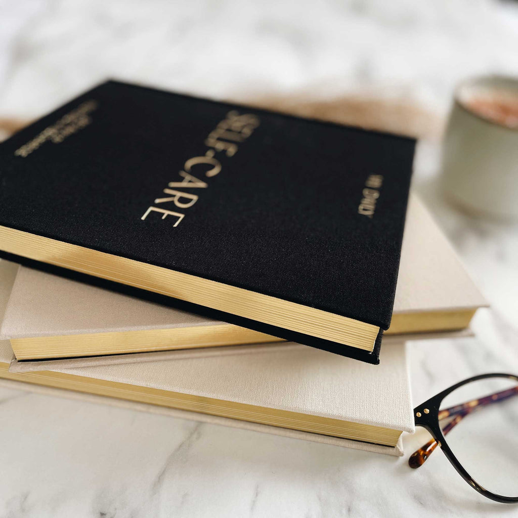 Blush And Gold - My Daily Self-Care (Black) Reflection and Gratitude Journal