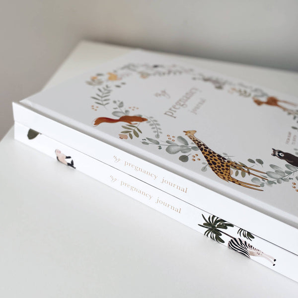 Blush And Gold - Pregnancy Journal (Animals)