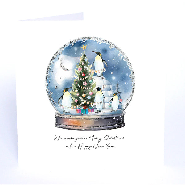 Five Dollar Shake Christmas Decorations Penguin Card