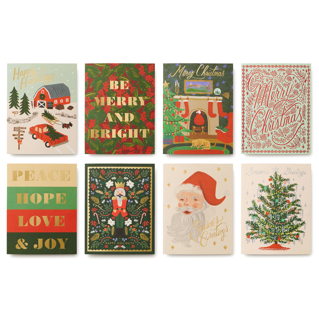 Rifle Paper Co. - Holiday Wishes Essentials Card Box