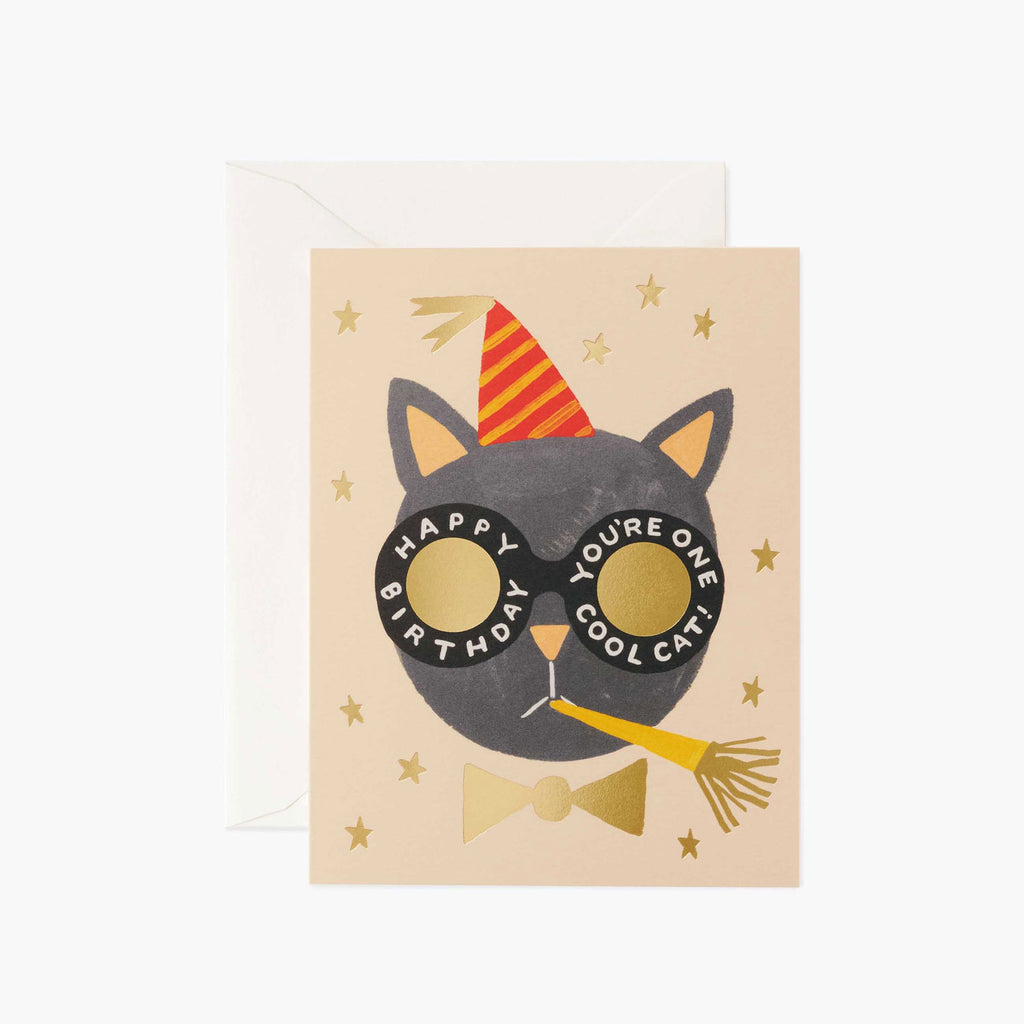 Rifle Paper Co. Birthday Cat Card