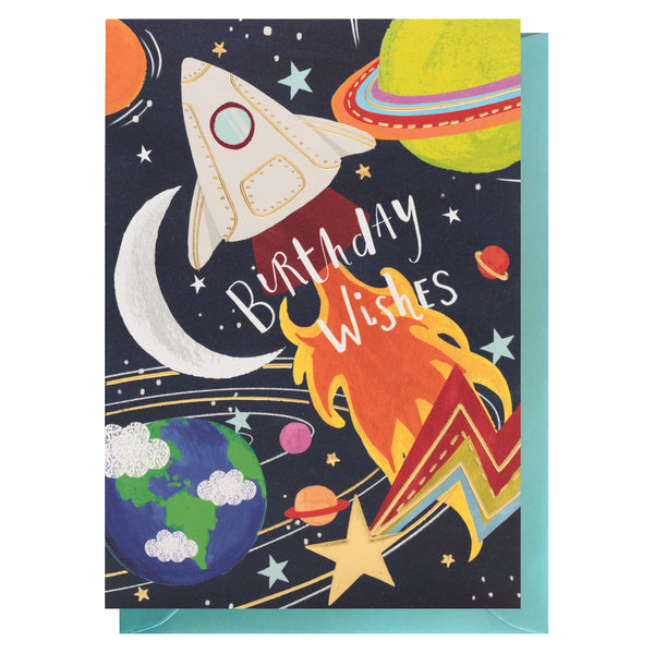 Louise Tiler Birthday Rocket Card