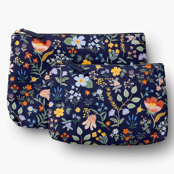 Rifle Paper Co. - Bramble Fields Zippered Pouch Set
