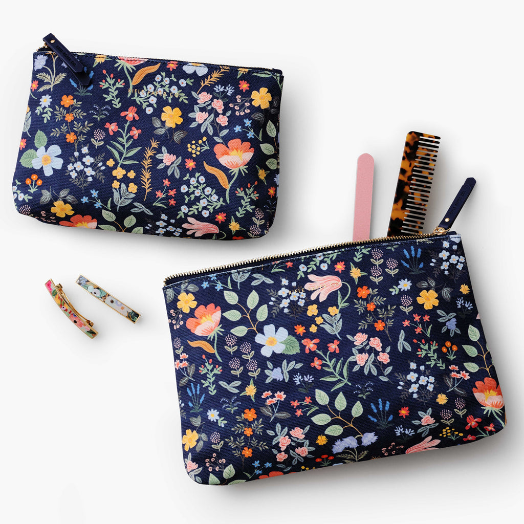 Rifle Paper Co. - Bramble Fields Zippered Pouch Set