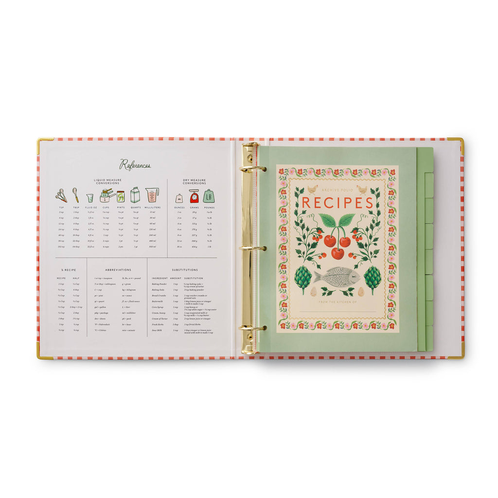 Rifle Paper Co. - Cherry Farm Recipe Binder