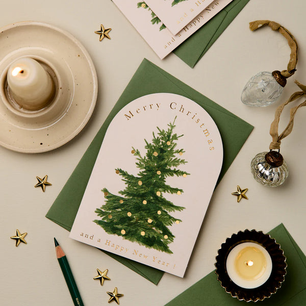 Wanderlust Paper Co. Christmas Tree 'Merry Christmas' Card