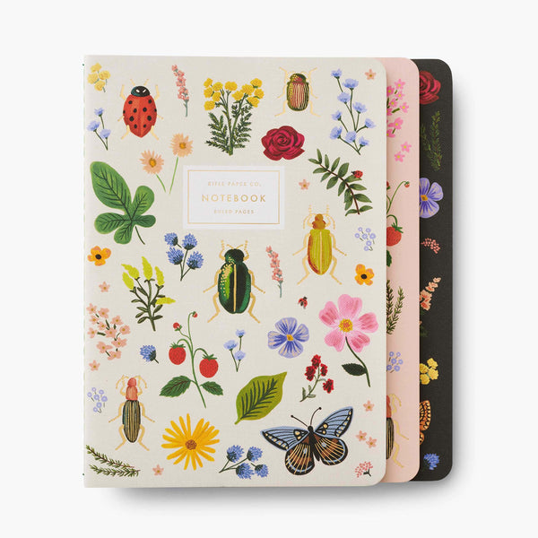 Rifle Paper Co. Set of 3 Notebooks - Curio