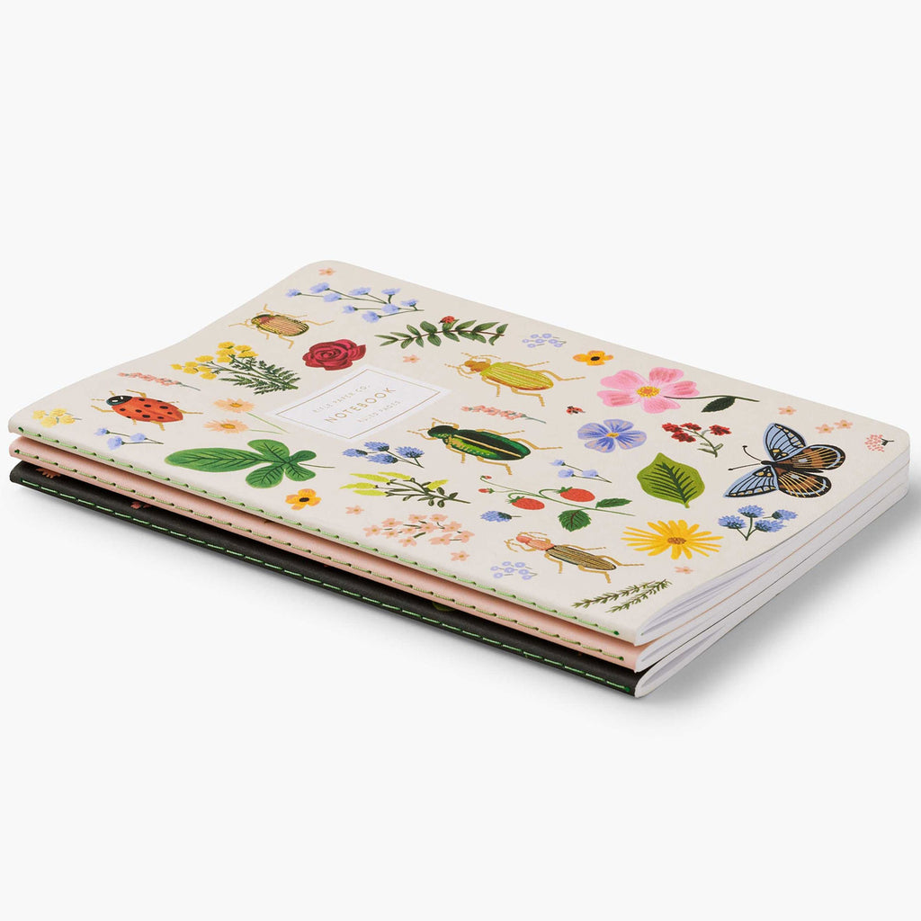 Rifle Paper Co. Set of 3 Notebooks - Curio