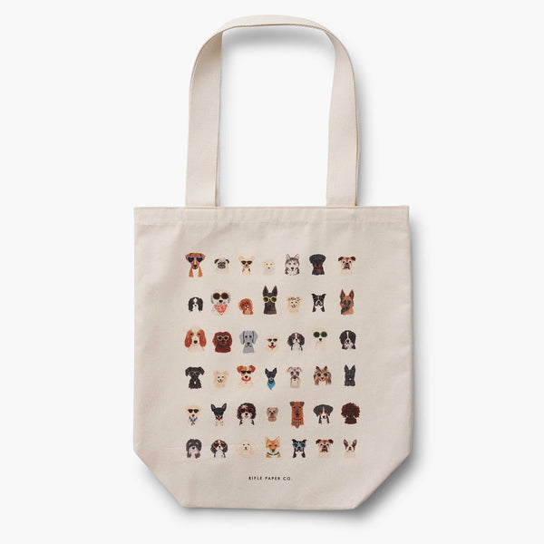 Rifle Paper Co. - Dog Days Canvas Tote Bag