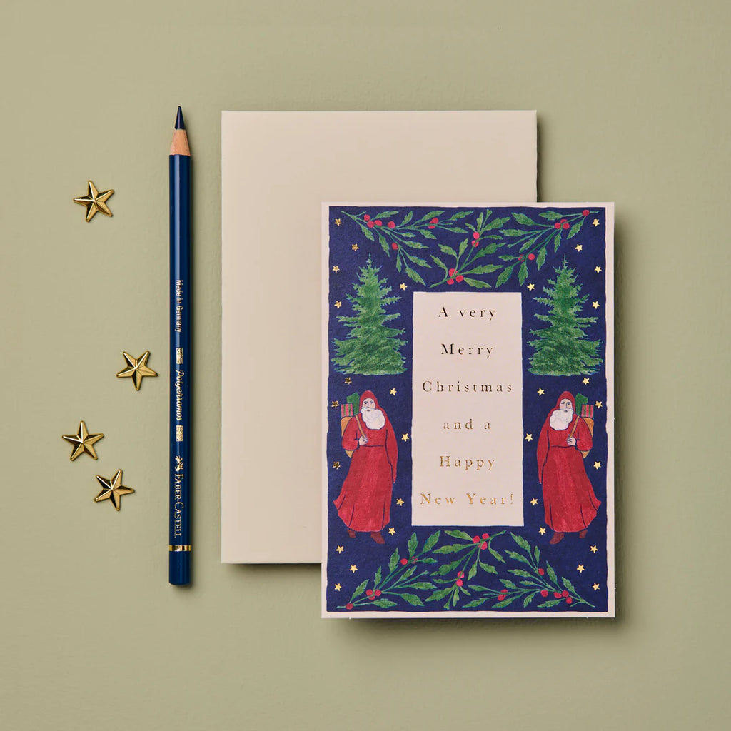 Wanderlust Paper Co. Festive Border 'Merry Christmas' Card