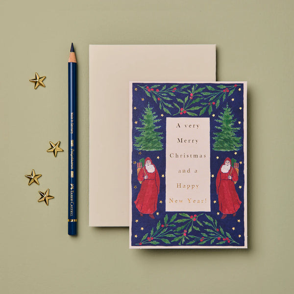 Wanderlust Paper Co. Festive Border 'Merry Christmas' Card