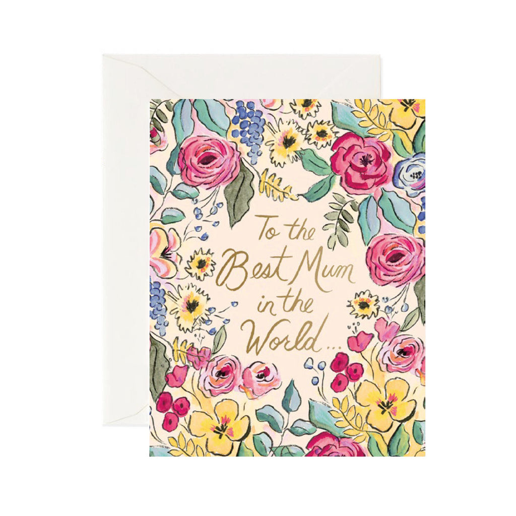 Rifle Paper Co. Best Mum In The World Mother's Day Card