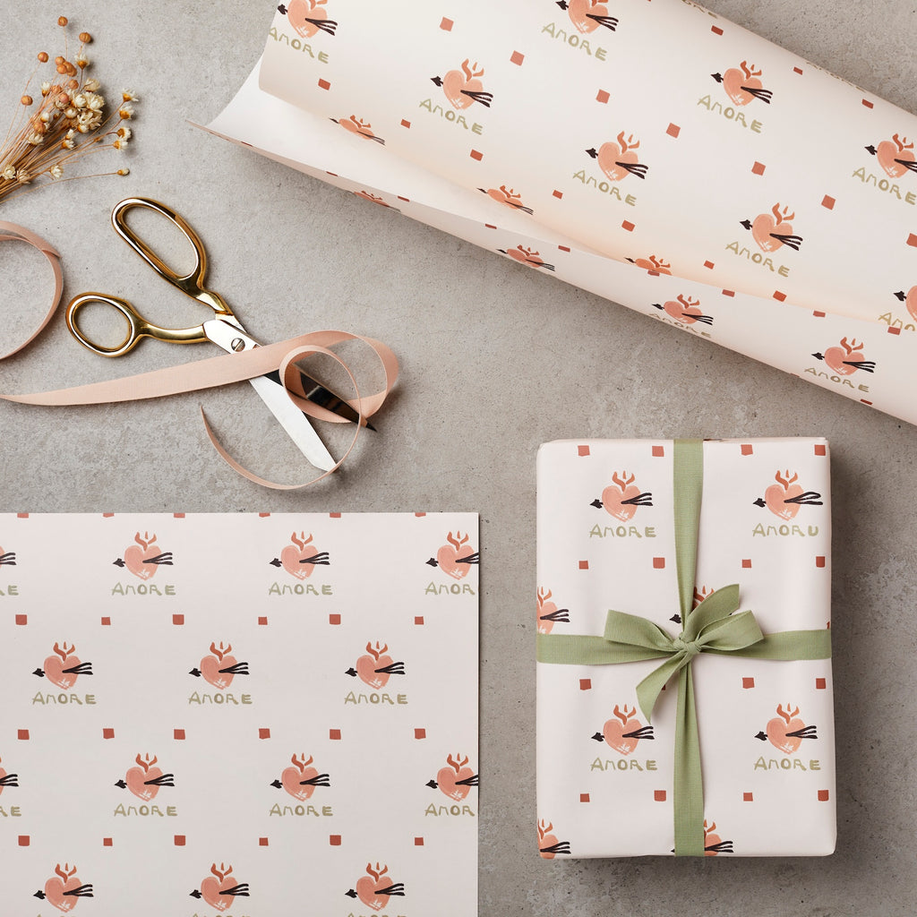 Katie Leamon Heart Amore Gift Wrap