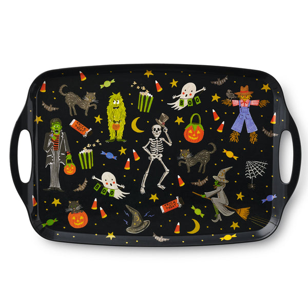 Rifle Paper Co. - Halloween Parade Melamine Serving Platter with Handles