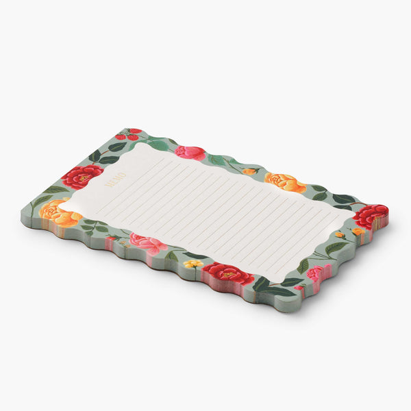 Rifle Paper Co. Large Memo Notepad - Roses