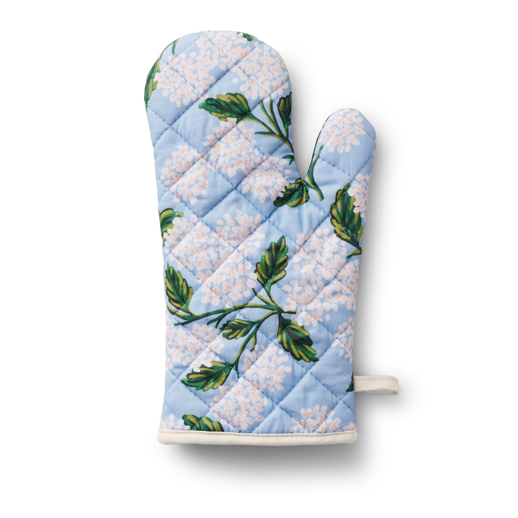 Rifle Paper Co. Oven Mitt - Hydrangea