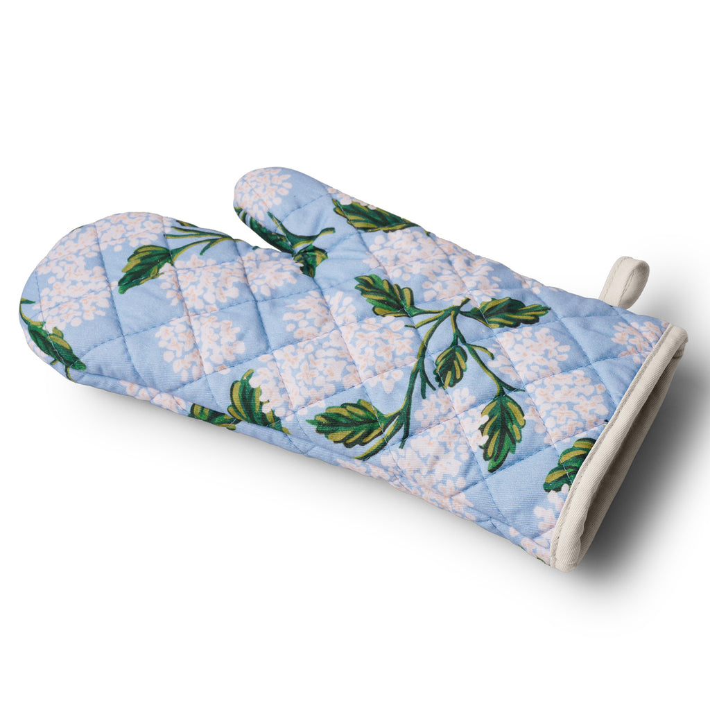 Rifle Paper Co. Oven Mitt - Hydrangea