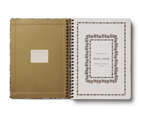 Rifle Paper Co - 2025-2026 Gracie 17-Month Academic Softcover Spiral Planner