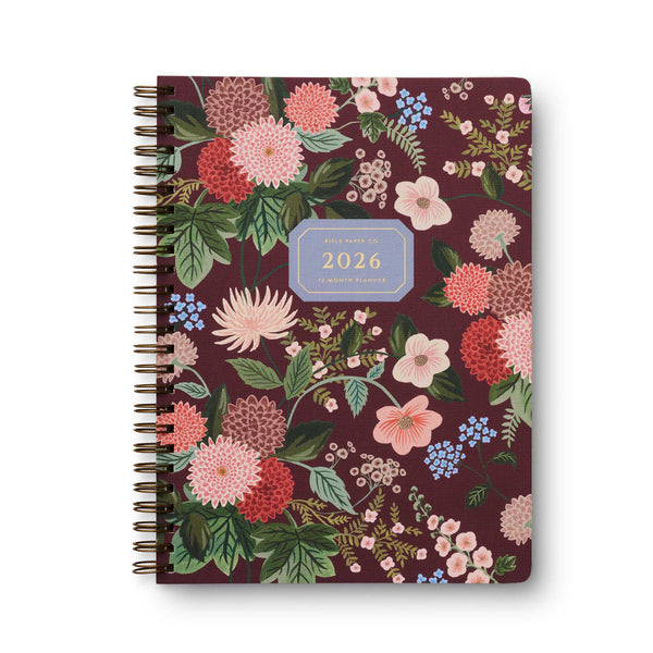 Floral-patterned notebook with '2026' on a white background