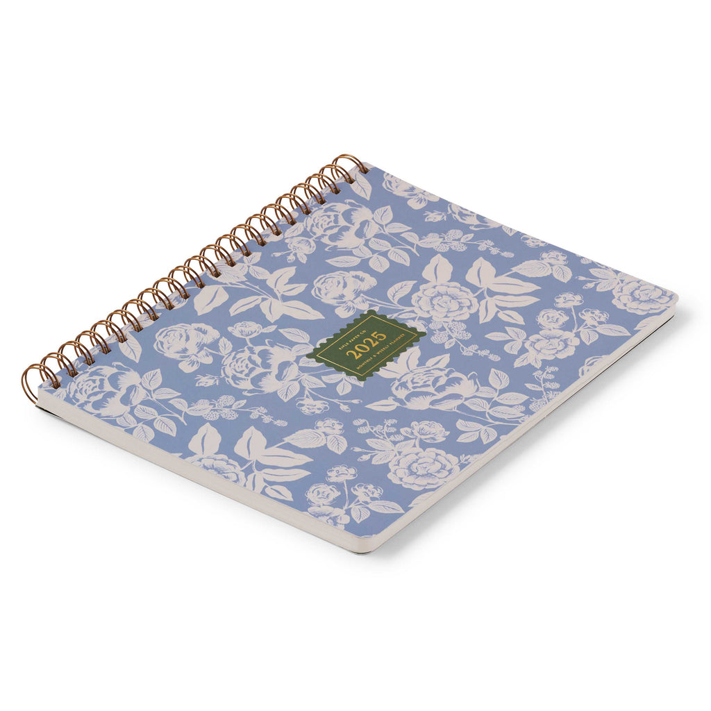 Rifle Paper Co. 2025 12-Month Top Spiral Planner - English Rose