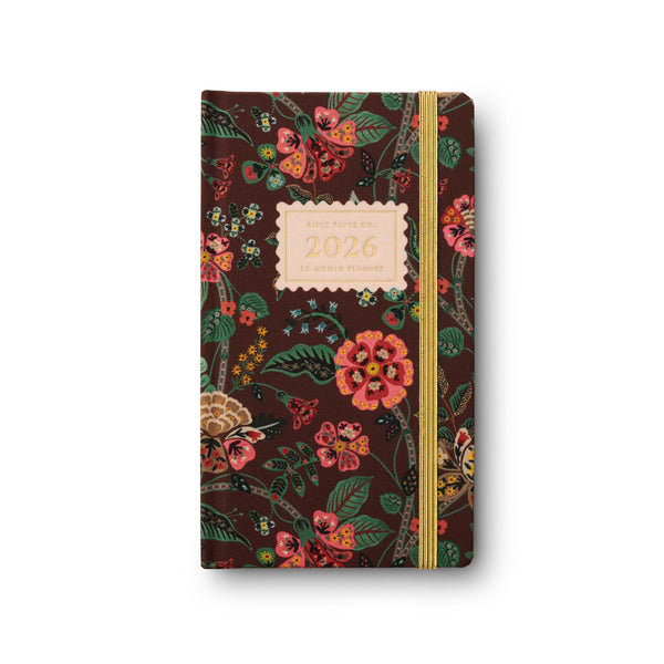 Floral notebook with 2024 label on a white background