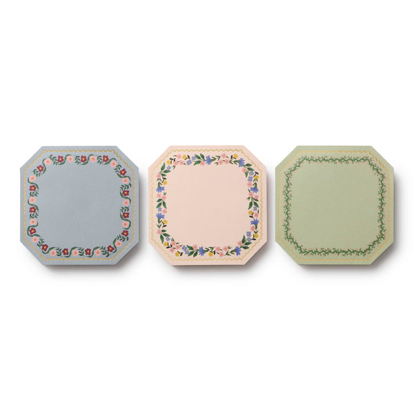 Rifle Paper Co - Gemma Mini Notepad Trio