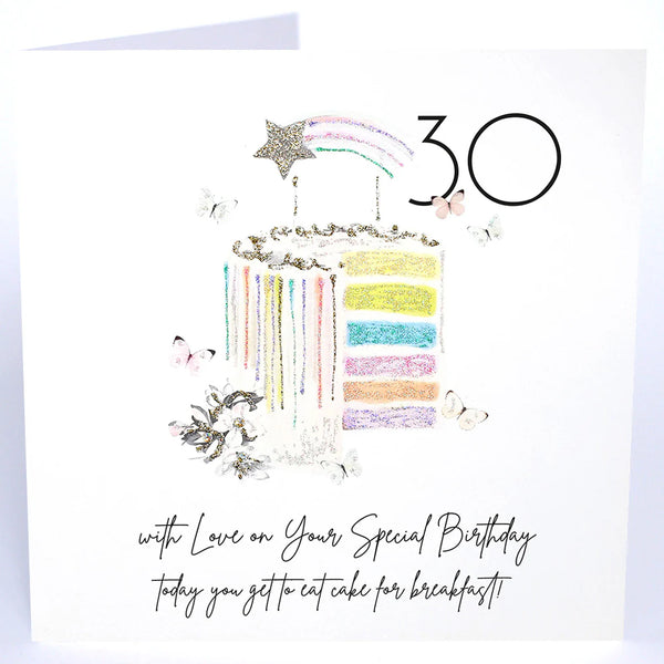 Five Dollar Shake 30th with Love on Your Special Birthday Card