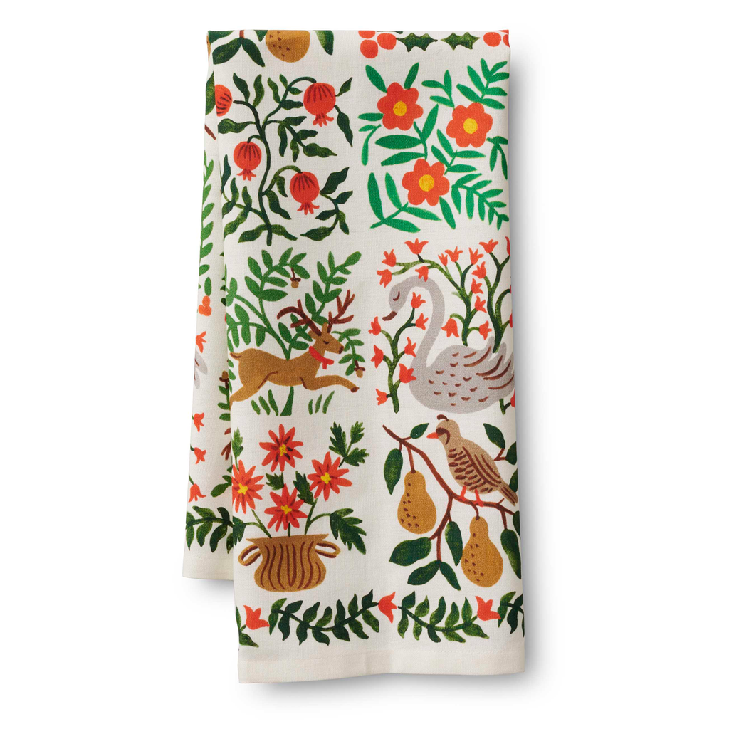 Rifle Paper Co. - Christmastide Tea Towel
