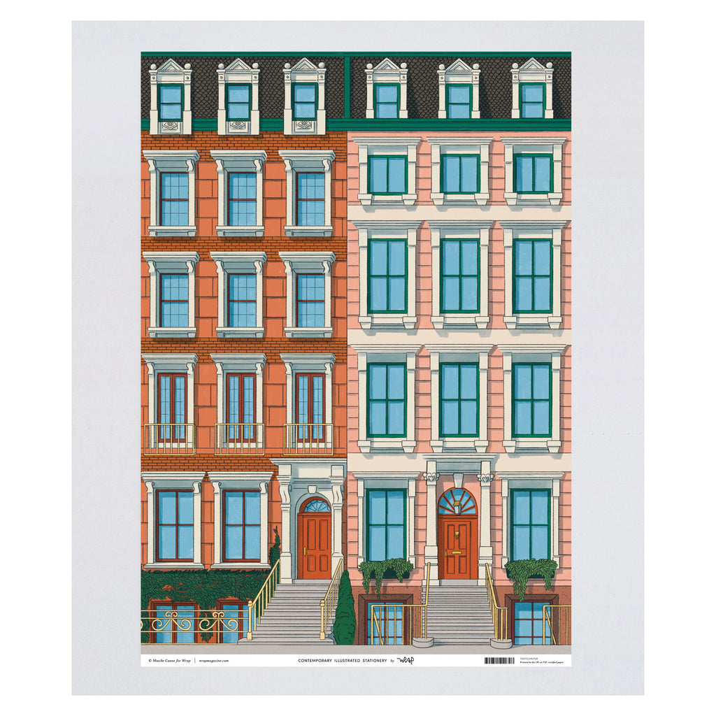 Maaike Canne Apartment Block Gift Wrap