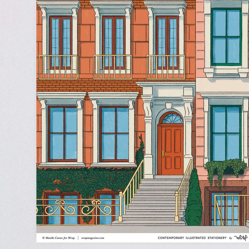 Maaike Canne Apartment Block Gift Wrap