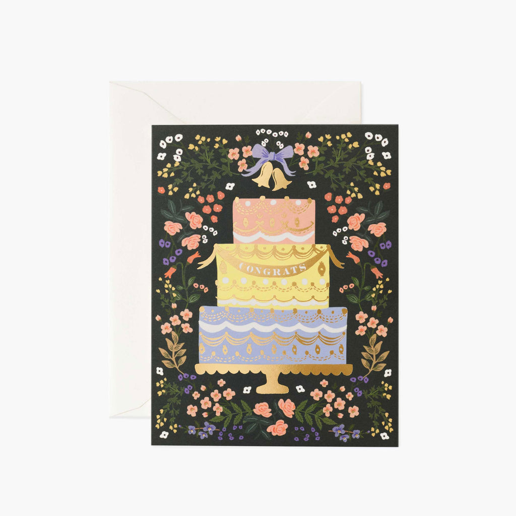 Rifle Paper Co. Woodland Wedding Cake Card