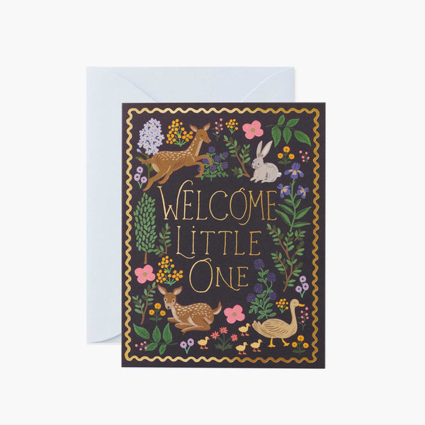 Rifle Paper Co. Woodland Welcom Baby Card