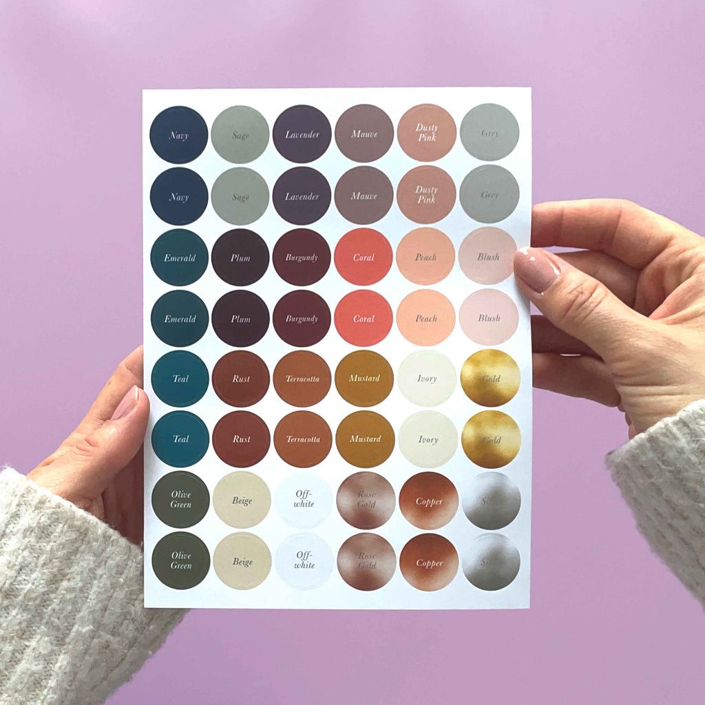 Blush And Gold - Wedding Sticker Pack (3 sheets)