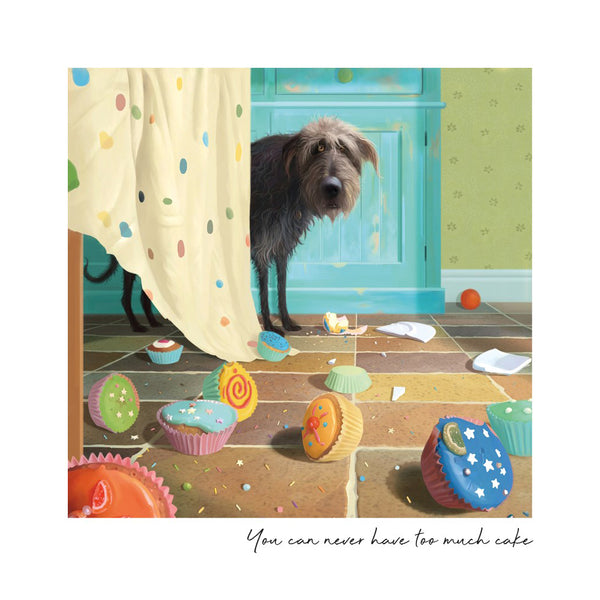 Toby The Dog Cake Time Card