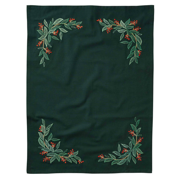 Rifle Paper Co. - Willowberry Embroidered Tea Towel
