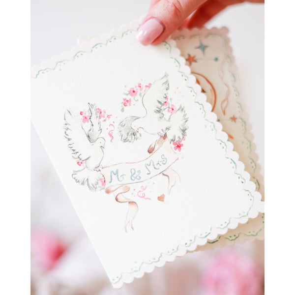 Sophie Amelia Creates - Mr & Mrs Wedding Card