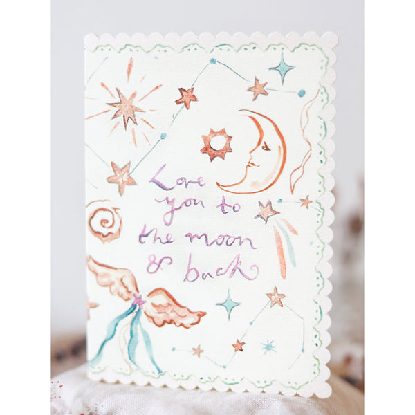 Sophie Amelia Creates - Love you to the Moon & Back Card