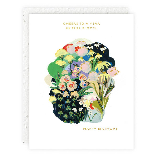 Seedlings - Full Bloom - Birthday Card
