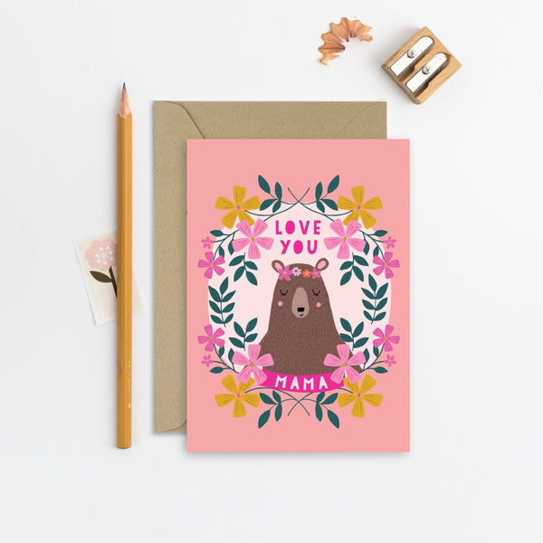 Mifkins - Mama Bear Mother's Day Card