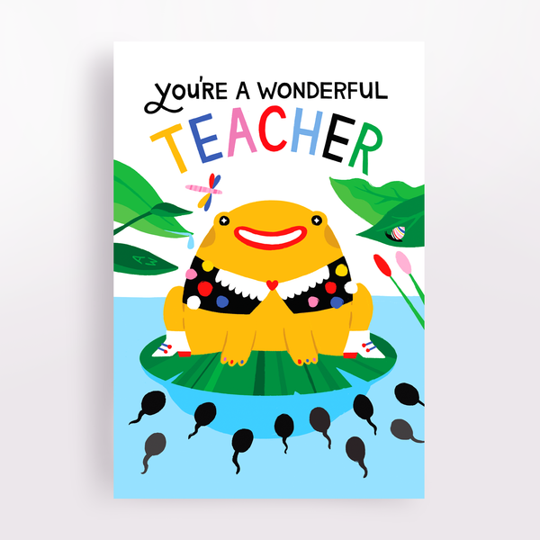 Angelope Design - You're a Wonderful Teacher Thank You Card