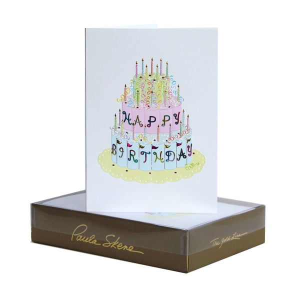 PAULA SKENE DESIGNS - Confetti Cake Birthday Card