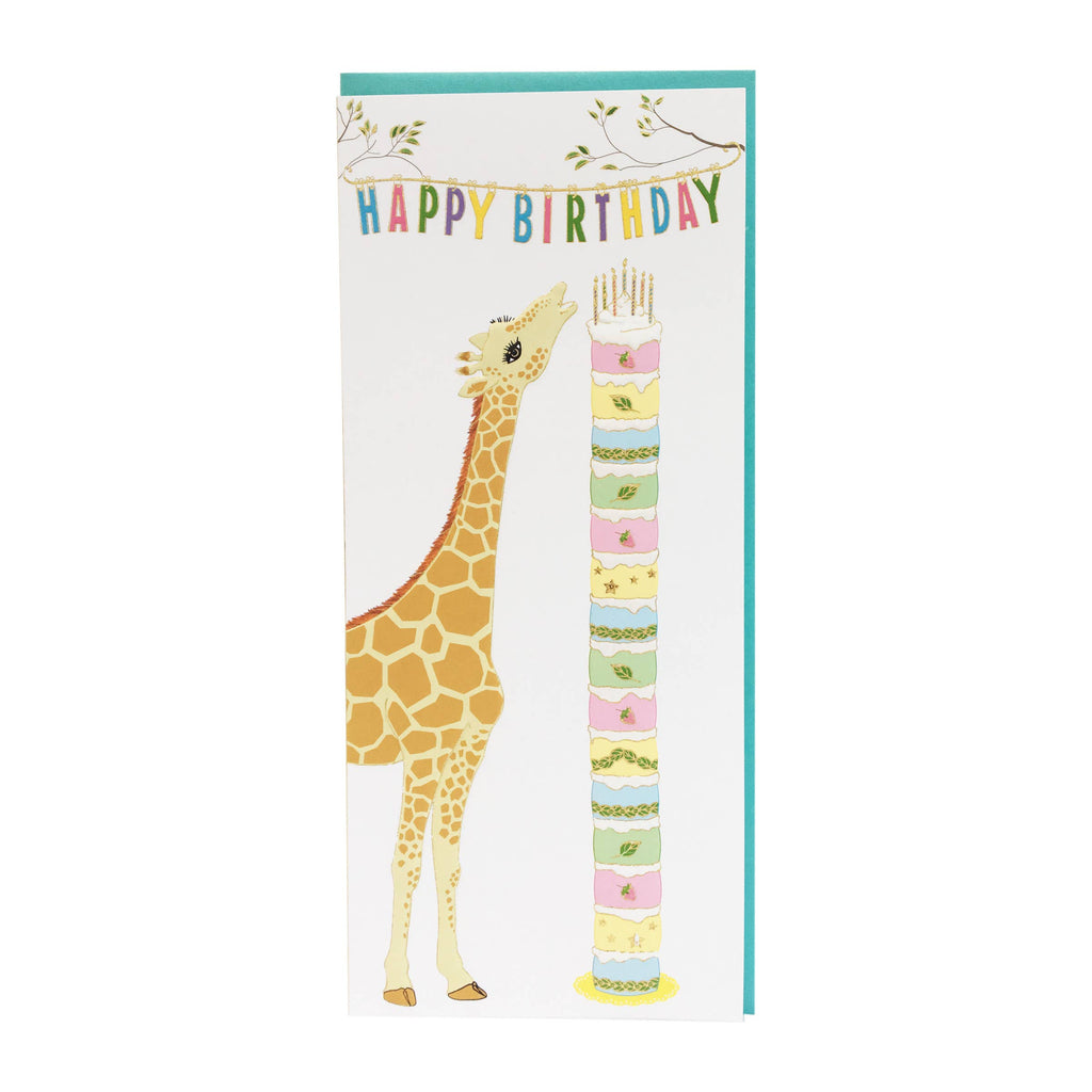 PAULA SKENE DESIGNS - Giraffe Birthday Card