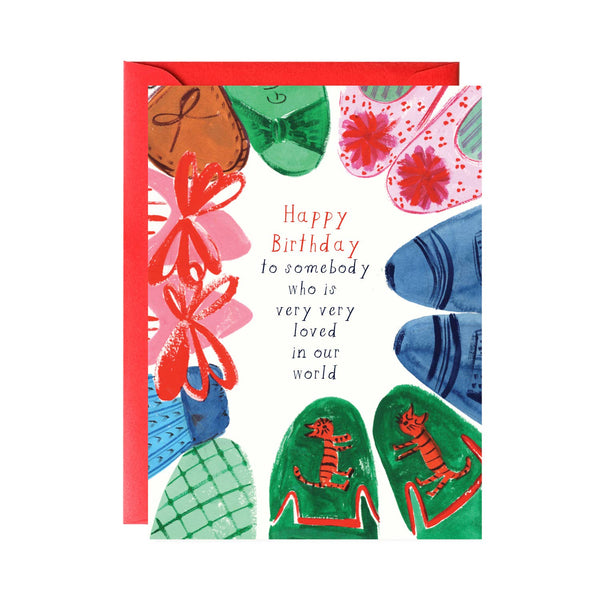 Mr. Boddington's Studio - The World is in Love with You Birthday Card