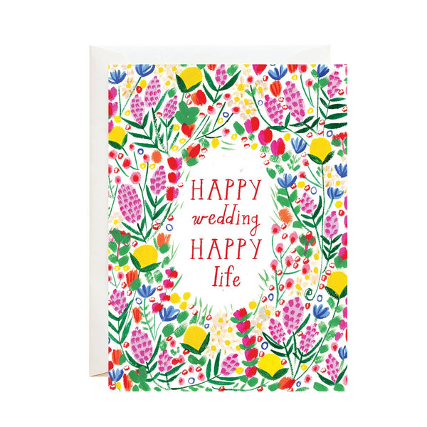 Mr. Boddington's Studio - Look for the Flowers Wedding Card