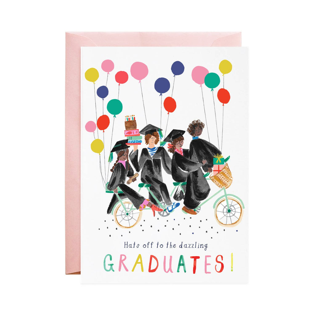 Mr. Boddington's Studio - Grad's Bike Path Congratulations Card