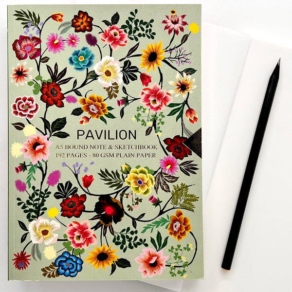 Pavilion - Tree of Life A5 Buckram Embossed Foiled Notebook