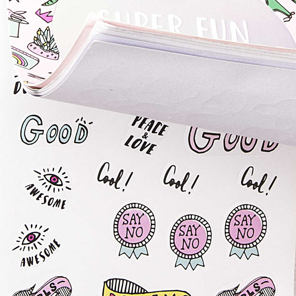 Paper Poetry Sticker Book Wonderland - Pink