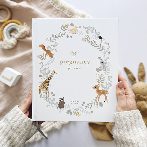 Blush And Gold - Pregnancy Journal (Animals)