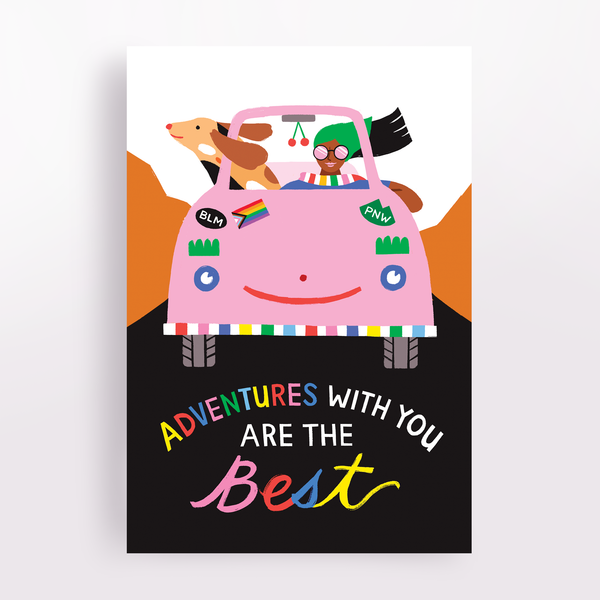 Angelope Design - Adventures with You are the Best Greeting Card