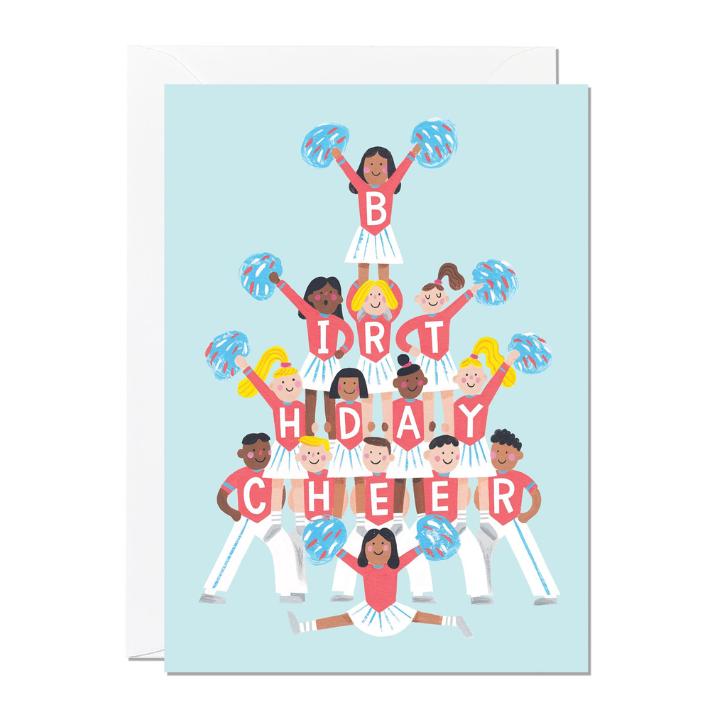Ricicle Cards Birthday Cheerleader Card